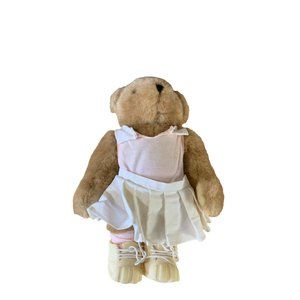 Tender Heart Treasures Plush Stuffed Animal Doll Toy Bear SKirt Tank Shoes Teddy